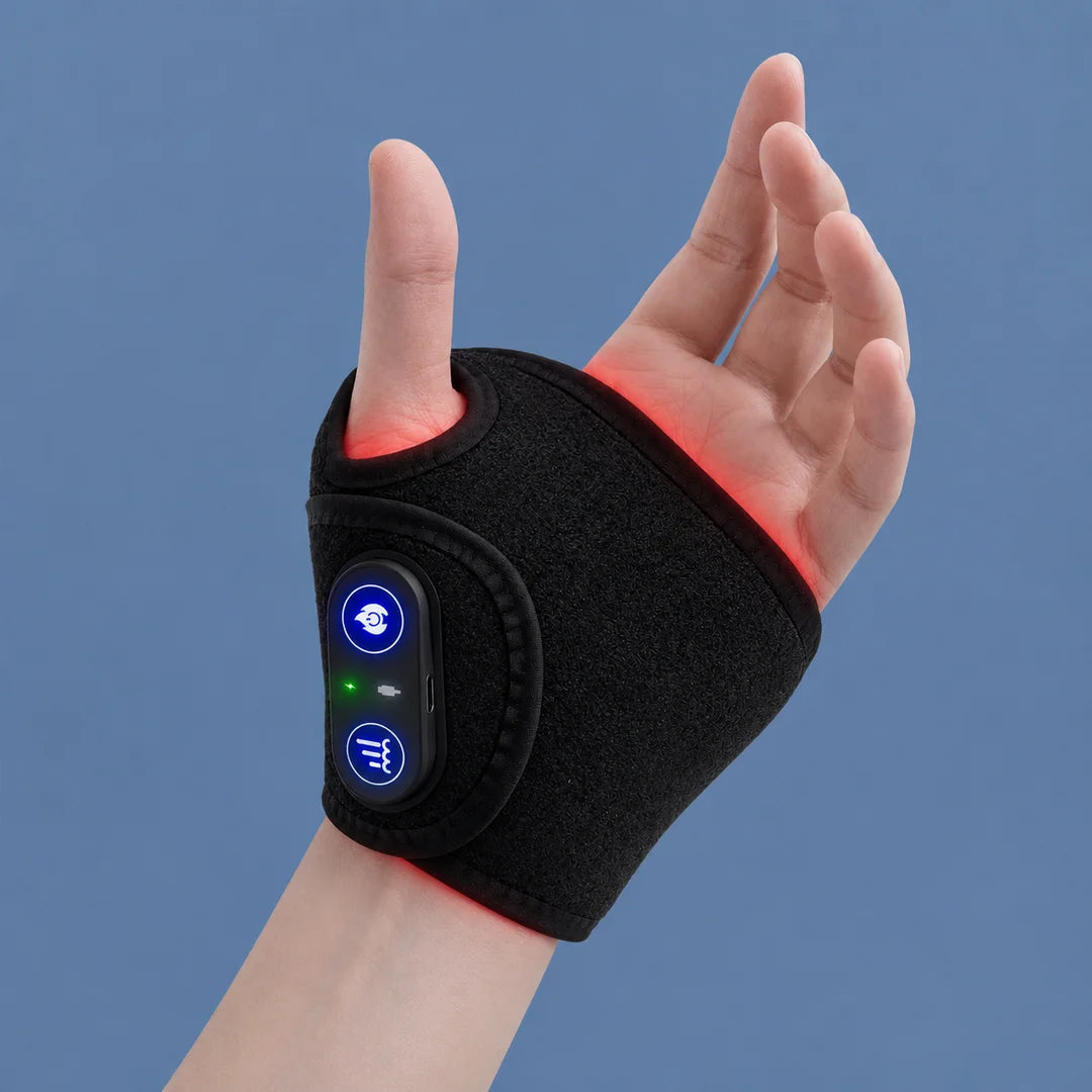 NeuroLux — red light therapy worn on the hand
